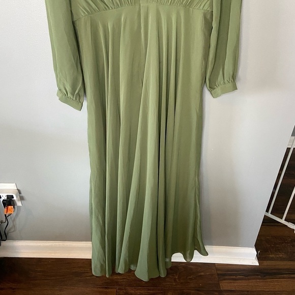 REVELRY Juliet Chiffon Long Sleeve Dress - Picture 7 of 9